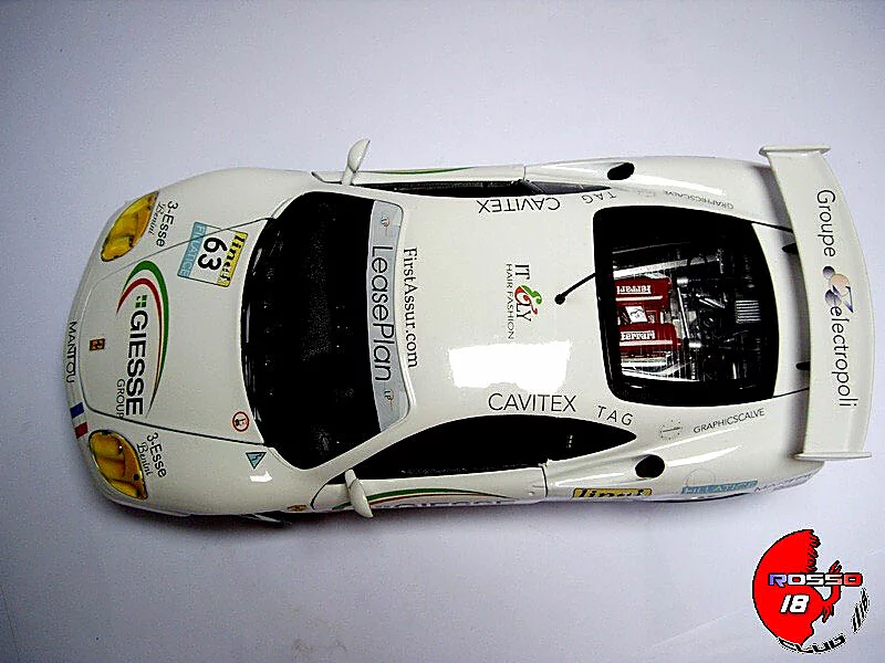 Ferrari 360 Modena ngt fia gt monza 2001 1/18 Burago